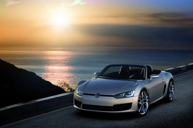 Illustration for article titled VW Bluesport Roadster: The Mid-Engined Diesel Sportscar